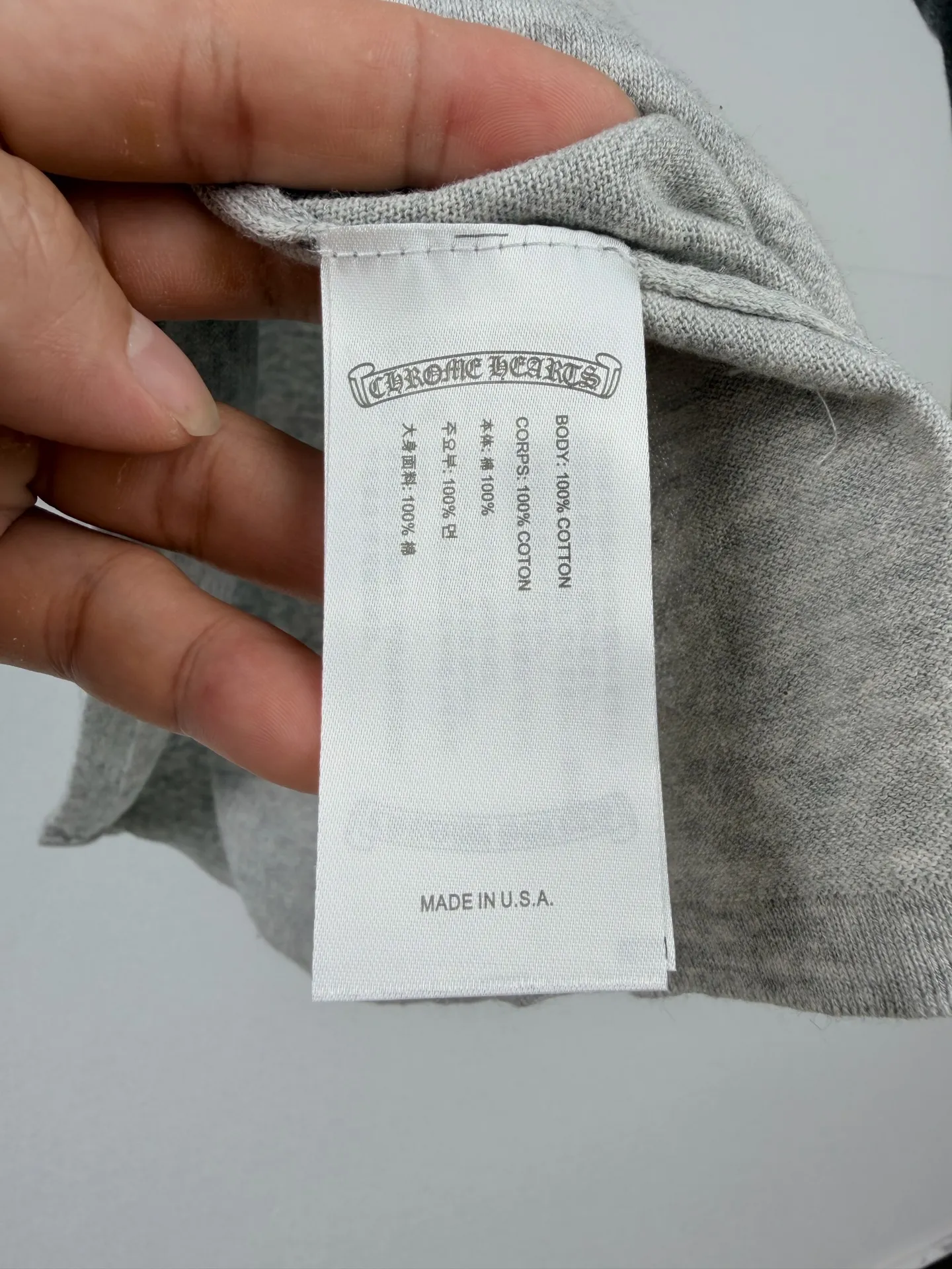 Chrome Hearts/ Chrome Hearts Classic 1: CH 2: ： 1:1 CH 1:1 CH 1:1 CH ： Size： S M L XL